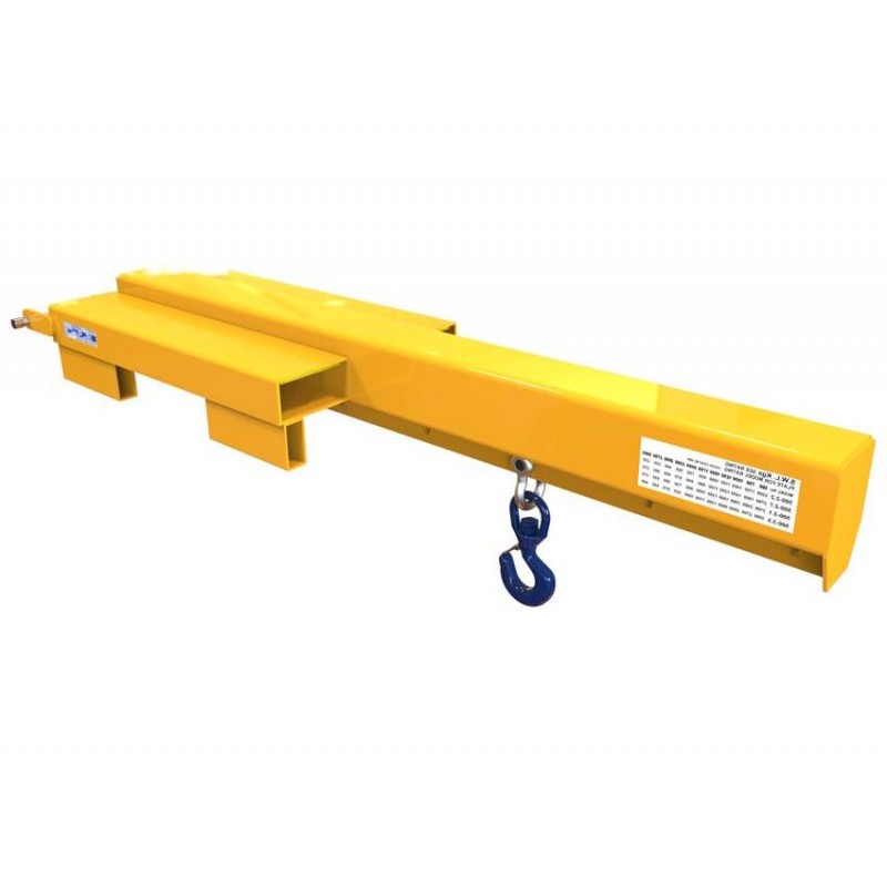 Forklift Crane Jib 1800mm Fixed Beam Length Forklift Attachments