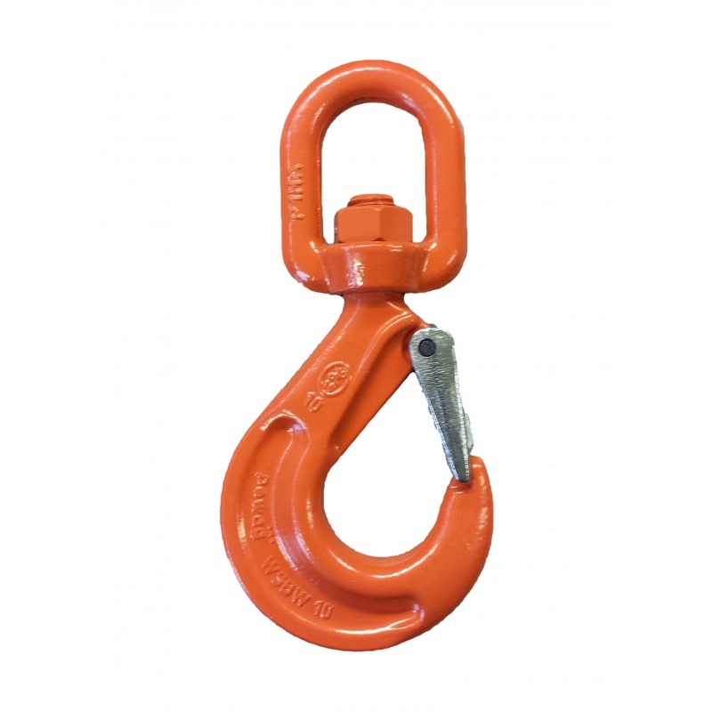 Lifting Gear Equipment Eye Swivel Safety Hooks With Bearings
