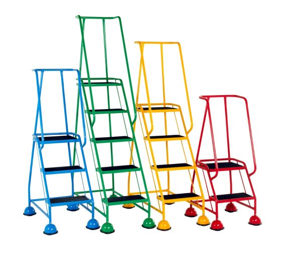 Steptek Quality Red Range mobile steps