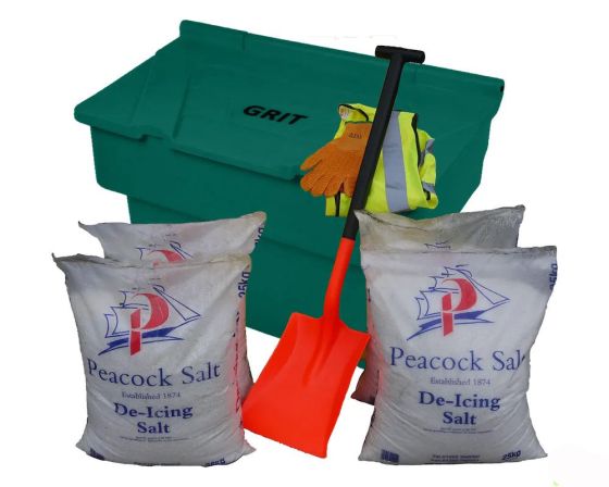 grit salt  bin