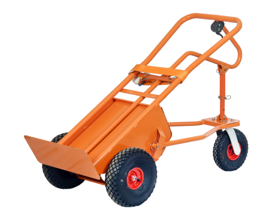 Electric Powered Sack Truck with Demountable Back Wheel