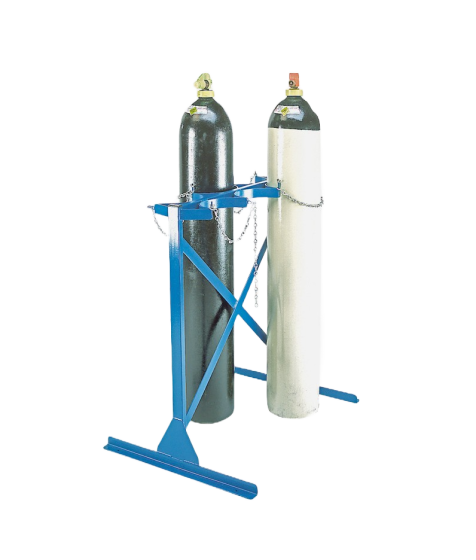 heavy duty floor fixing cylinder rack