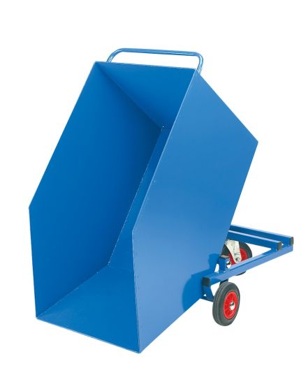 tilting skip bin