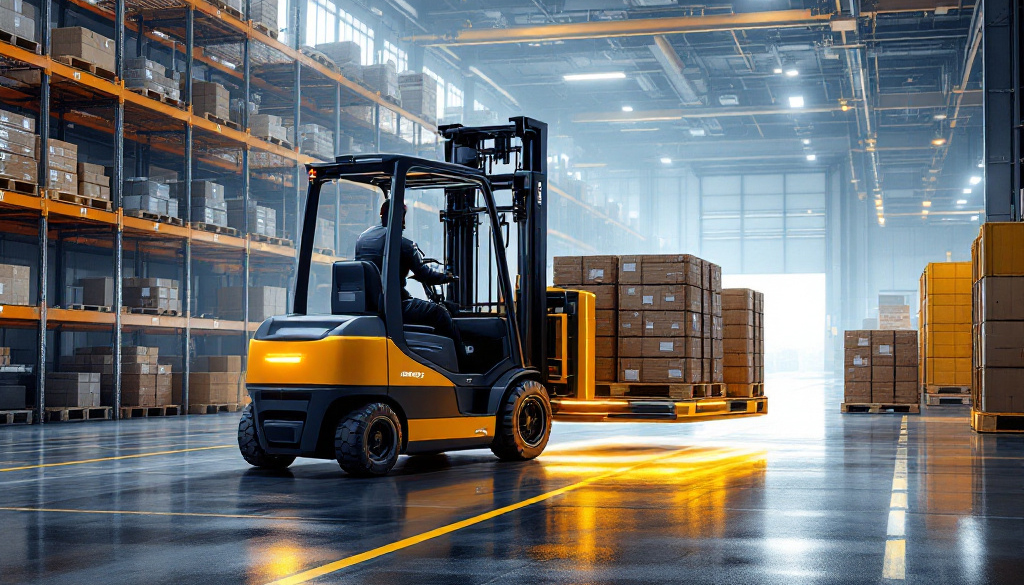 Future-ready forklift attachments in modern warehouse environment