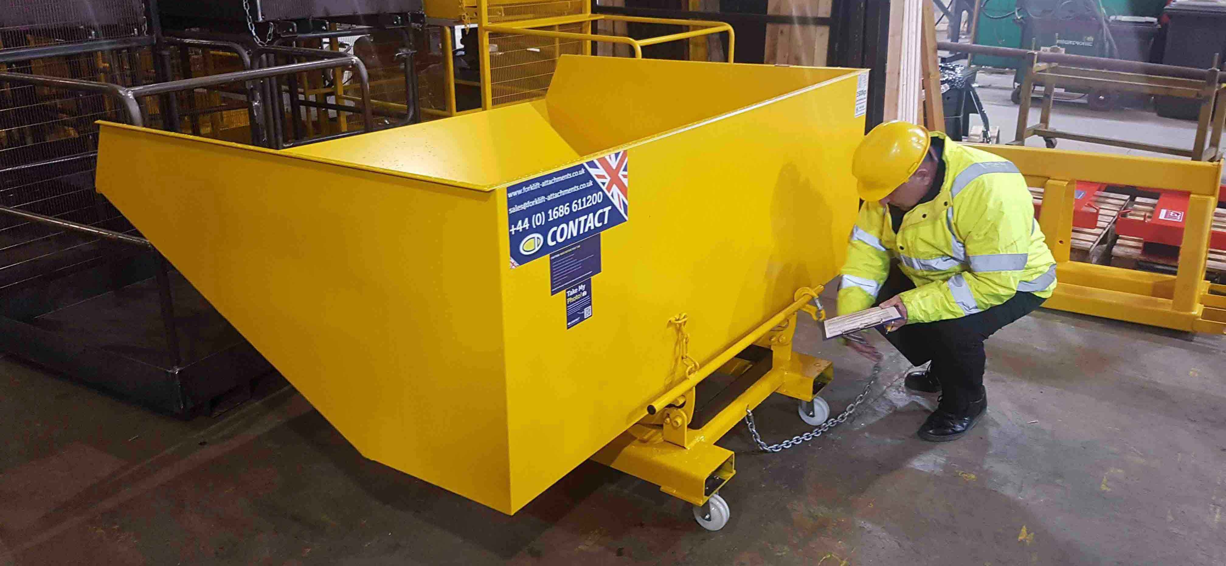 Forklift Attachment Inspection