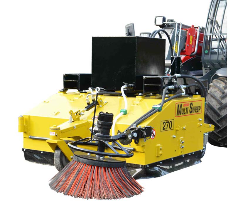 forklift wheelie bin handler