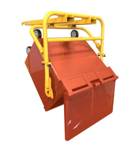 forklift wheelie bin handler