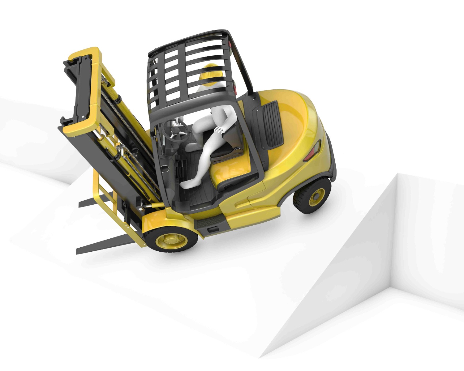 forklift tipping